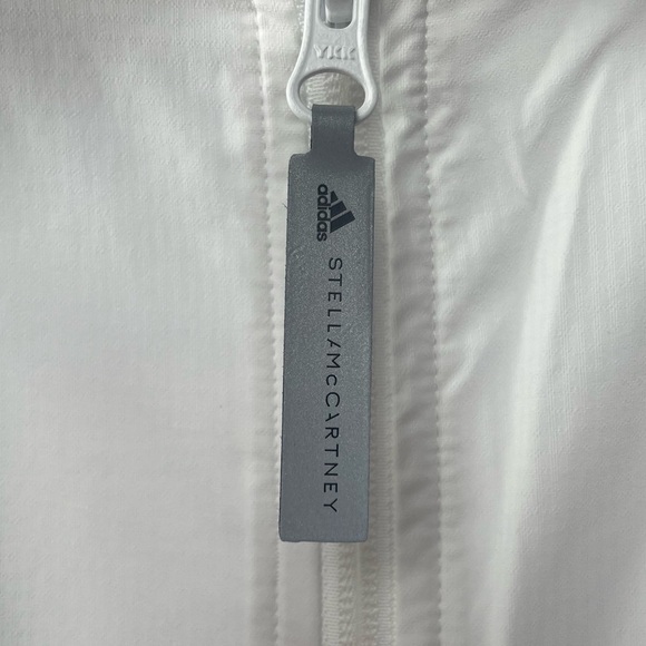 NWT adidas by Stella‎ McCartney Full Zip Jacket in White Size Small - Picture 5 of 13